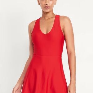 Red Swim Dress